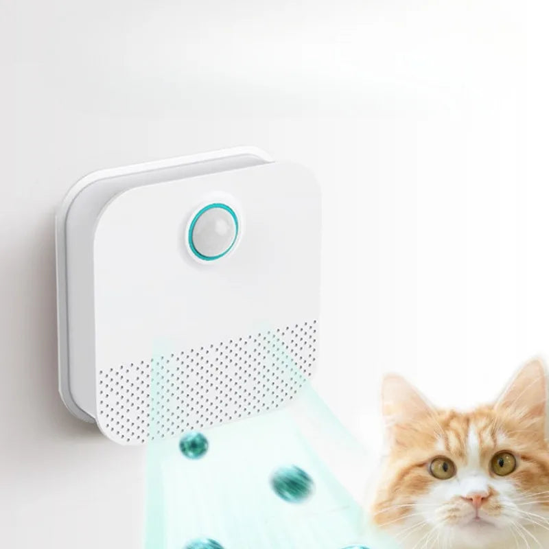 Smart Electronic Ozone (O₃) Deodorizer for Cat Litter Boxes