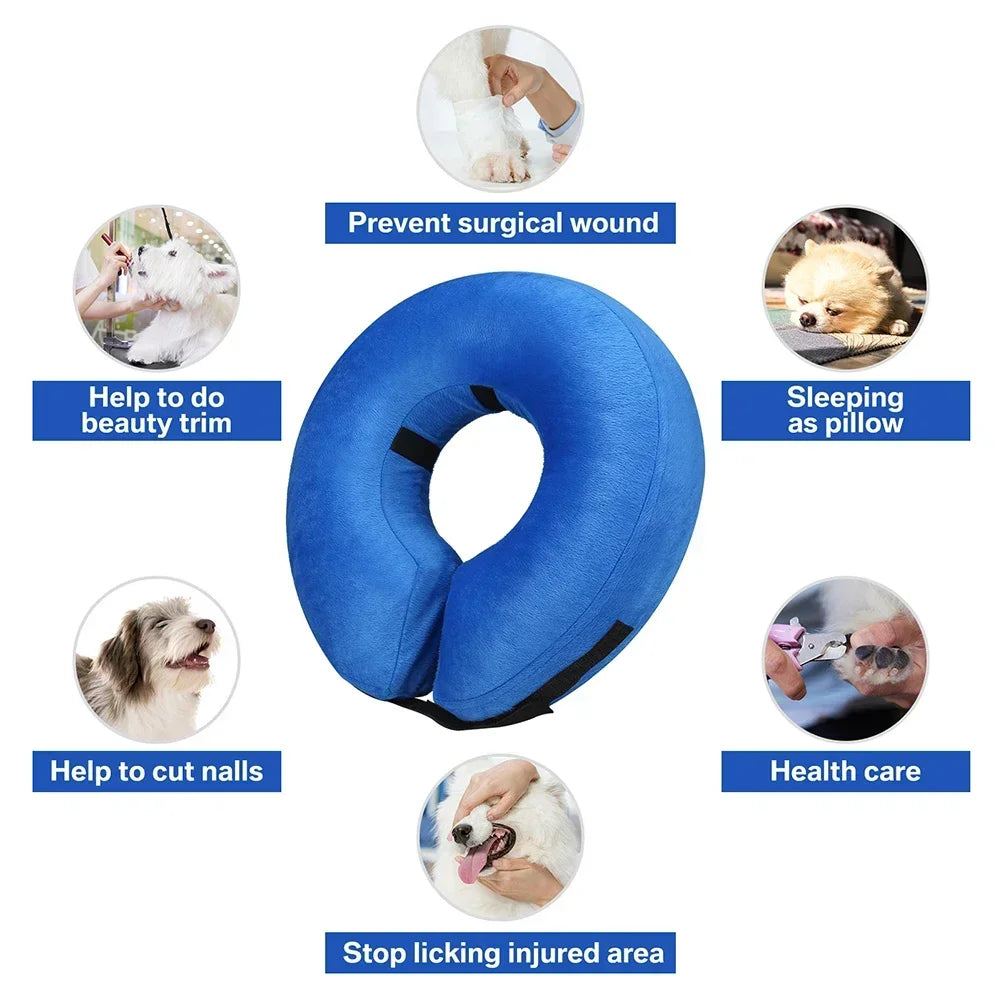 Comfort Cloud Inflatable Pet Recovery Collar