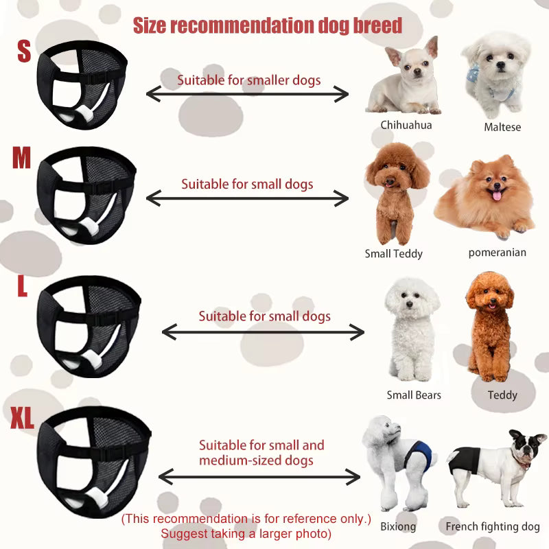 Adjustable Mesh Breathable Female Dog Diaper