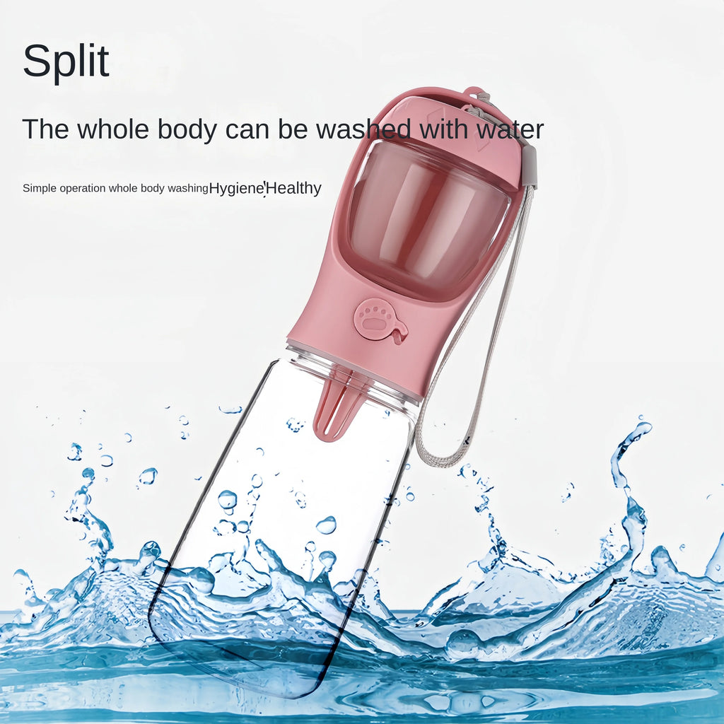 Travel Ready 2-in-1 Hydration & Snack Bottle