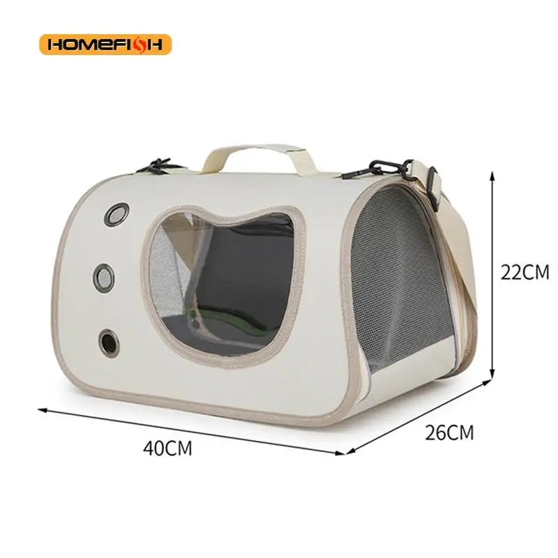 Clear-Heart View Soft-Sided Pet Carrier