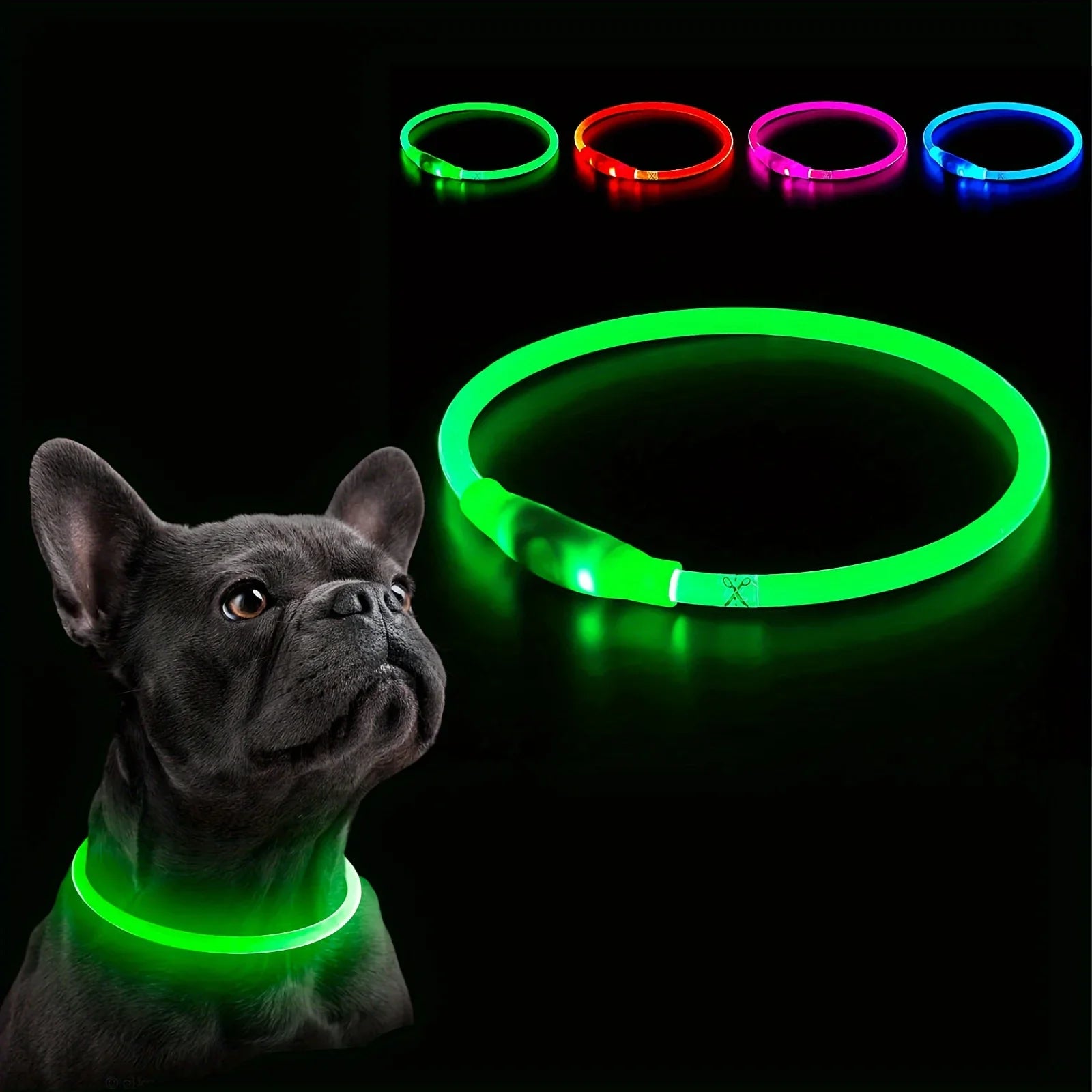 Ultra-Bright LED Night Safety Dog Collar