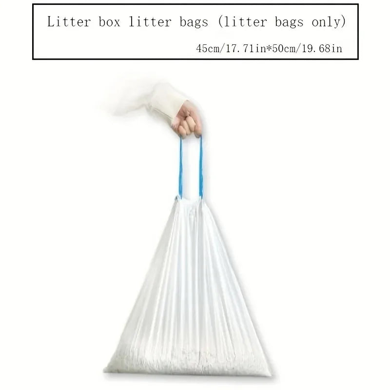 Refill Trash Bag Rolls for Smart Self-Cleaning Litter Boxes