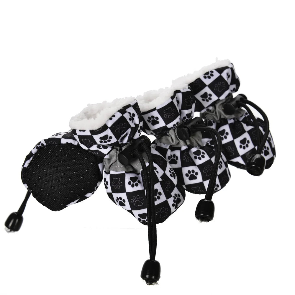 Reflective Waterproof Anti-Slip Grip Dog Socks