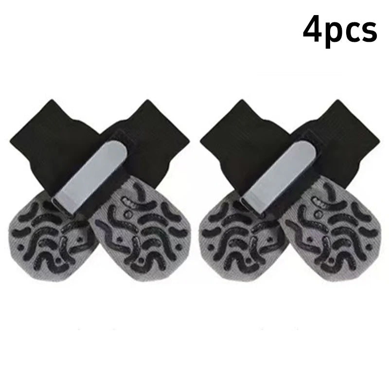 Stay-Put Velcro Anti-Slip Grip Dog Socks