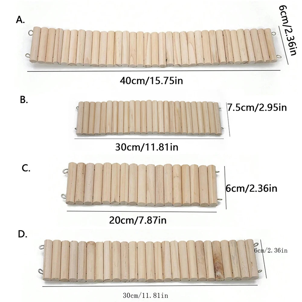 Flexible Wooden Exploration Bridge Set