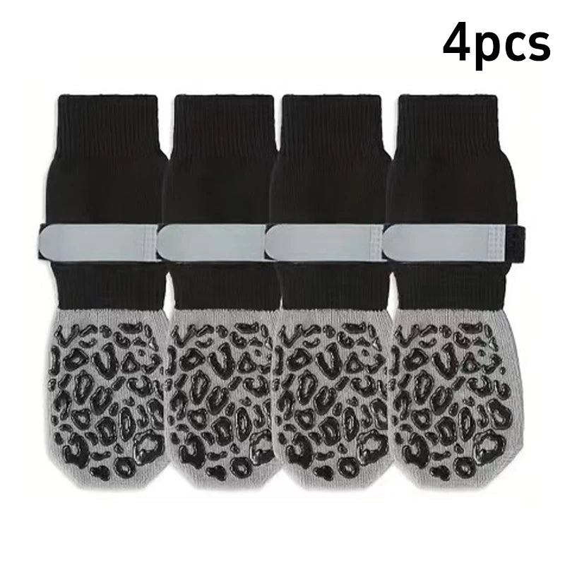 Stay-Put Velcro Anti-Slip Grip Dog Socks