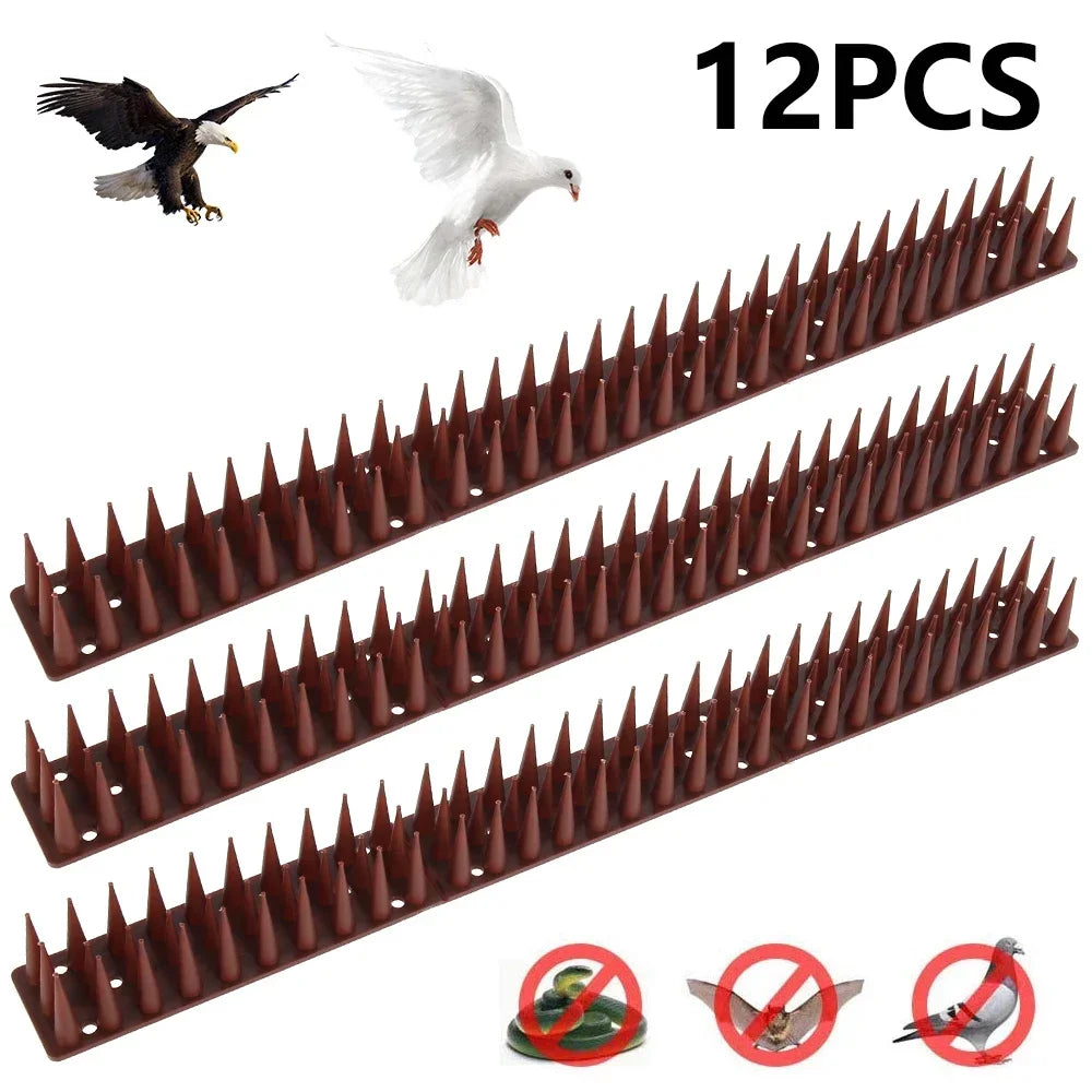 Discreet Anti-Climb Fence & Wall Spikes (12-Pack)