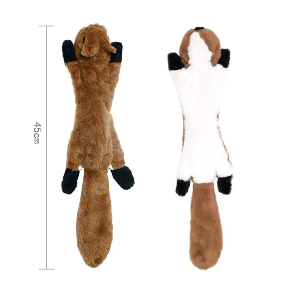 No Stuffing Wild Animal Plush Toys - Safe Hunting and Chewing Fun
