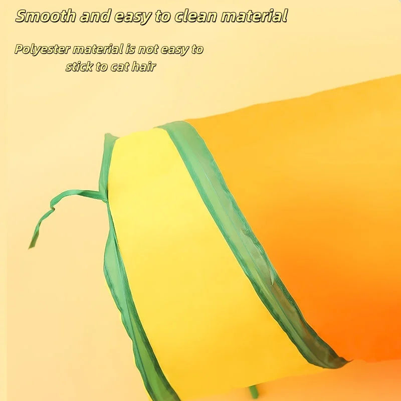 Foldable Multifunctional Cat Tunnel (Vibrant Colors) - Hide-and-Seek and Hunting Fun