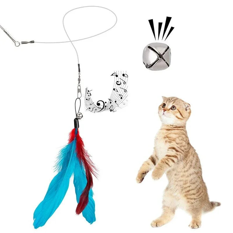 11 Pack Cat Hunting Master Kit - Interactive Wand with Assorted Feathers and Attachments