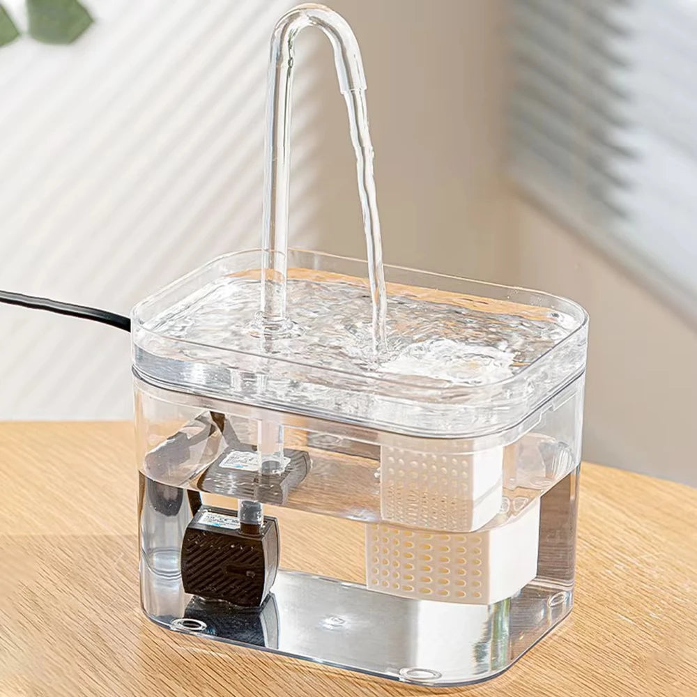 Clear-Flow Electric Pet Drinking Fountain