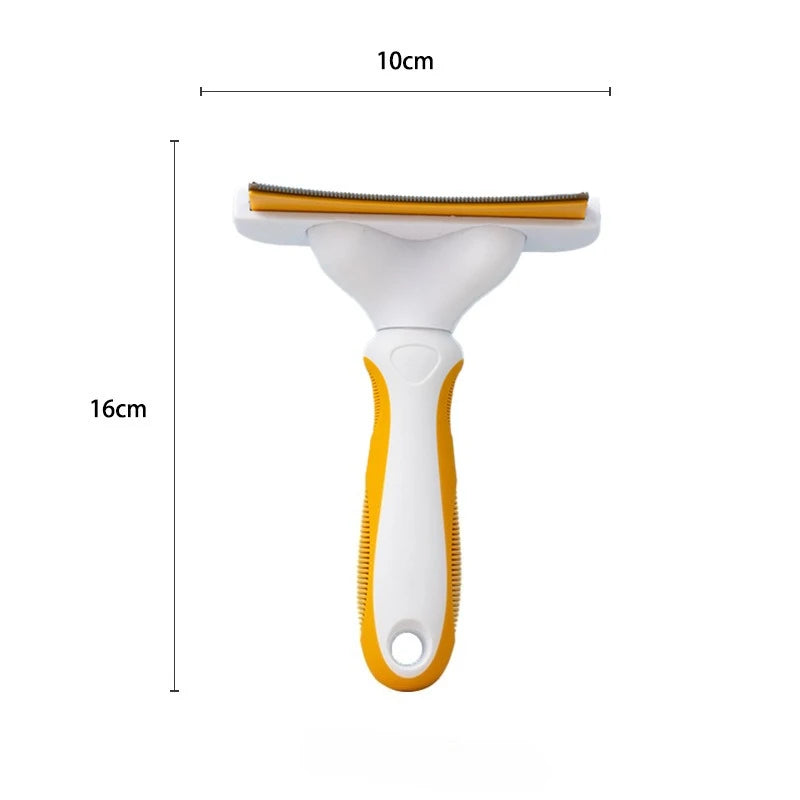 Precision Curved Arc Pet Deshedding Brush