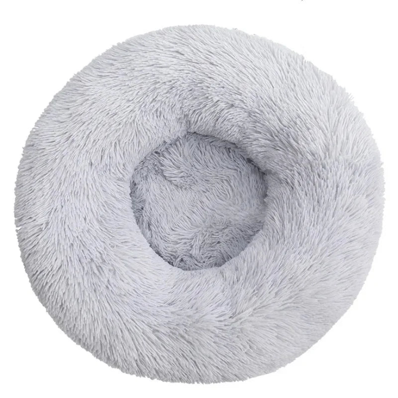 Fluffy Round Pet Bed (Machine Washable) - Maximum Comfort and Versatility