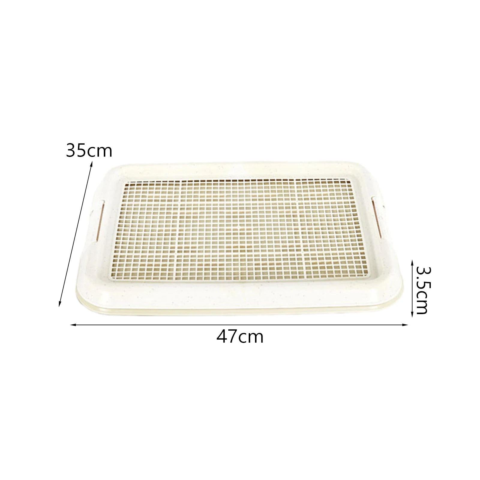 Simple Grate Pet Potty Training Tray