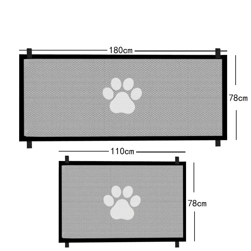 No-Drill Mesh Pet Safety Gate - Passageway Protection