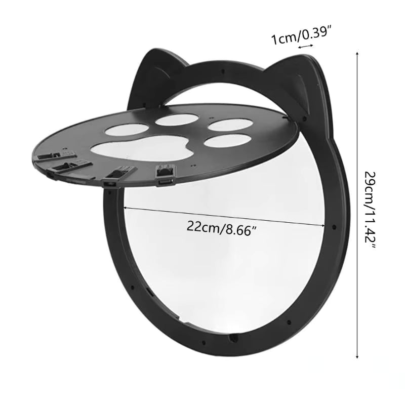 4-in-1 Smart Locking Cat Door - Total Flow Control