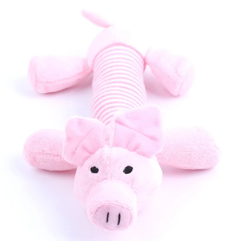 No Stuffing Wild Animal Plush Toys - Safe Hunting and Chewing Fun