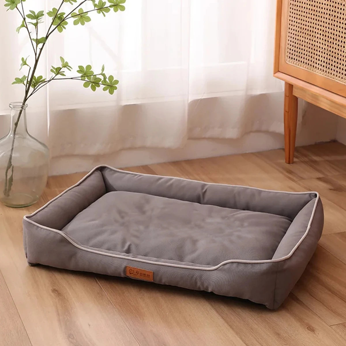 Waterproof Rectangular Dog Bed - Orthopedic Support and Easy to Clean