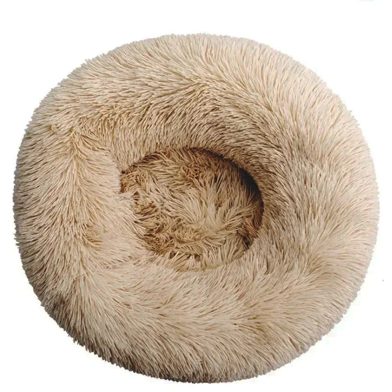 Fluffy Round Pet Bed (Machine Washable) - Maximum Comfort and Versatility