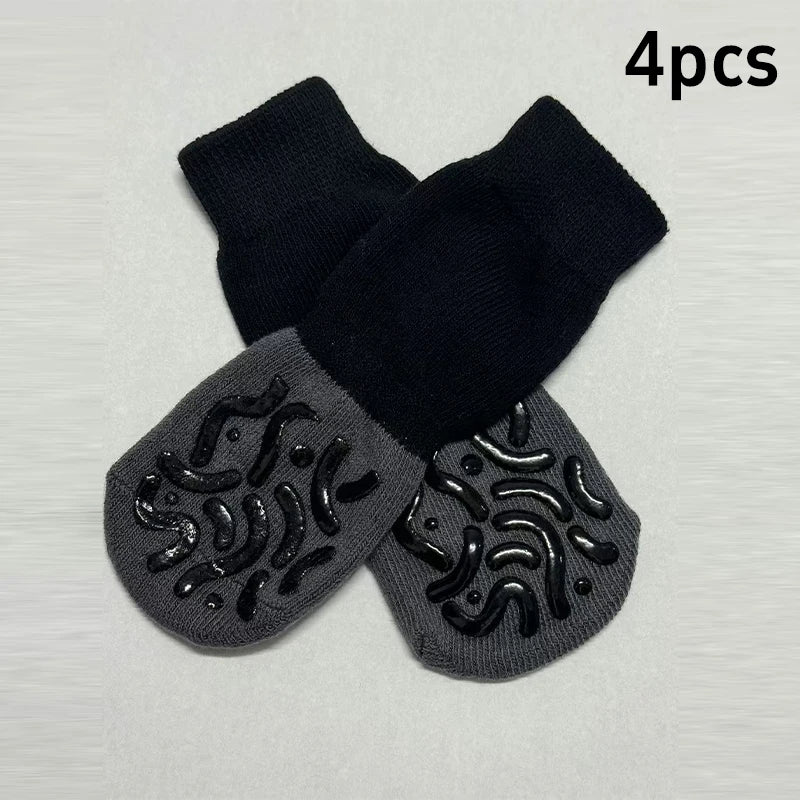 Stay-Put Velcro Anti-Slip Grip Dog Socks