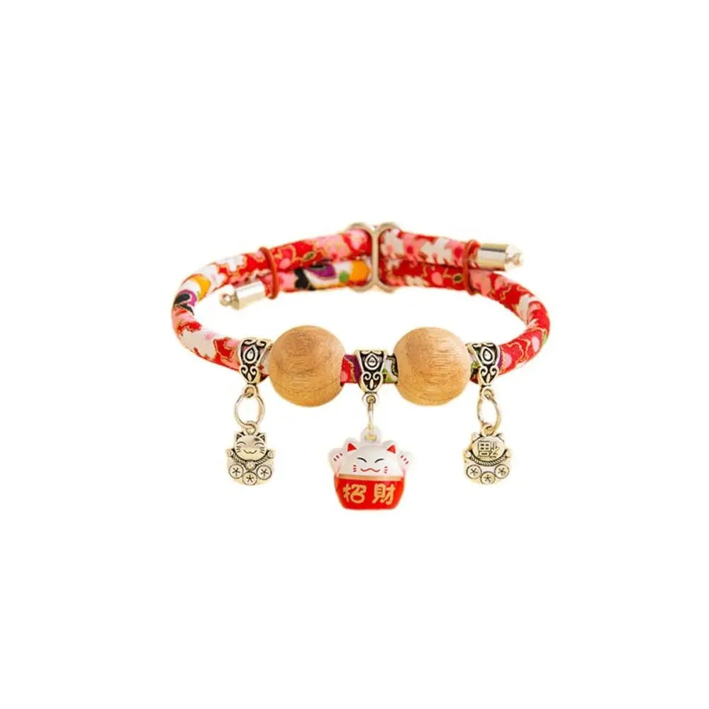 Natural Camphor Wood Bead Anti-Pest Protection Collar