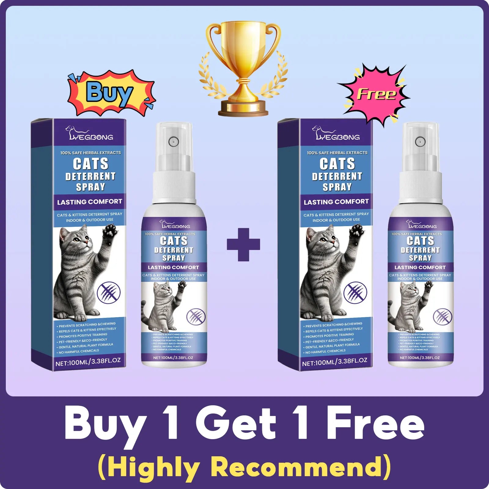 Herbal Anti-Scratch & Gnawing Deterrent Spray (100ml)