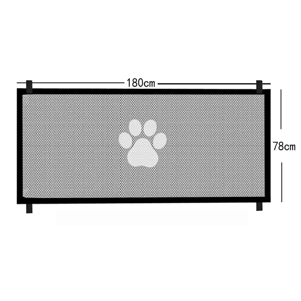 No-Drill Mesh Pet Safety Gate - Passageway Protection