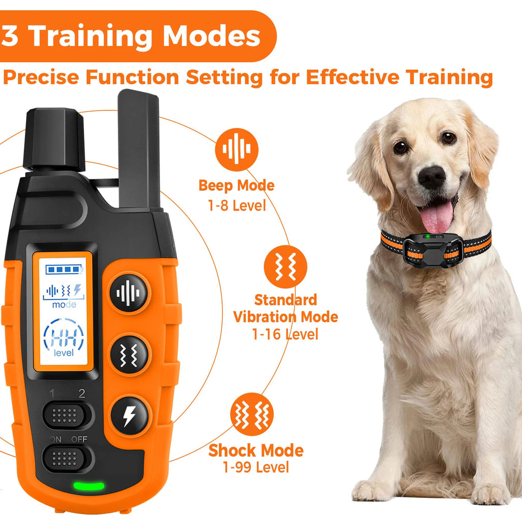 3-Mode Precision Remote Dog Training Collar
