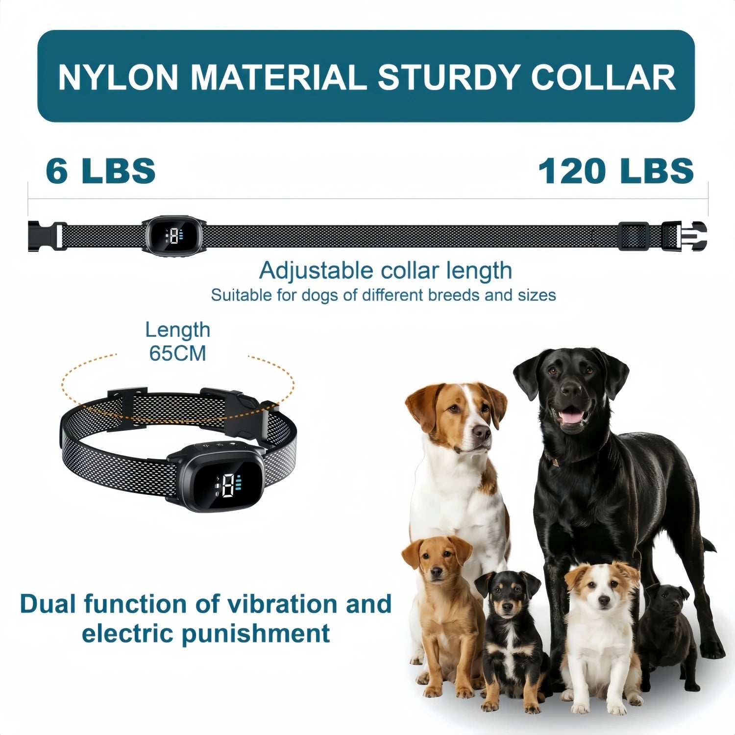 Remote Control Dual-Mode Dog Training Collar