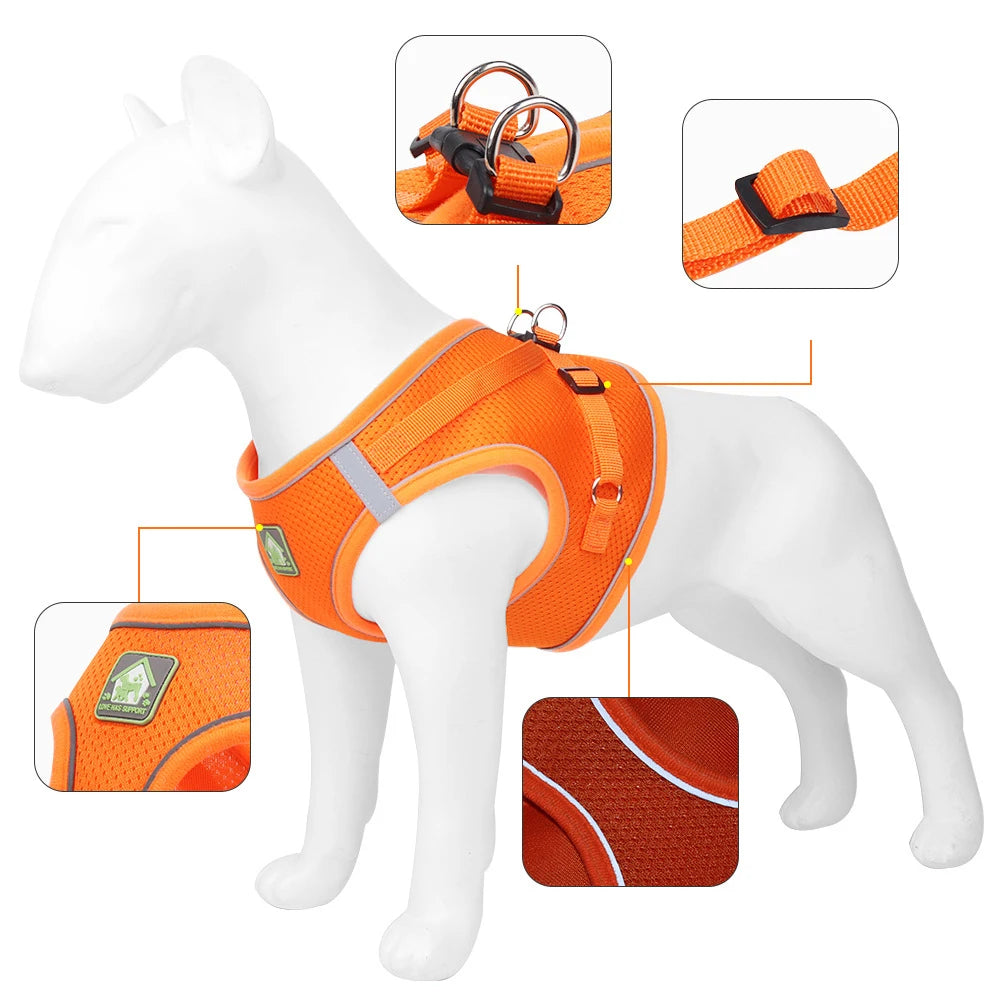 Multi-Safety Reflective Mesh Comfort Harness