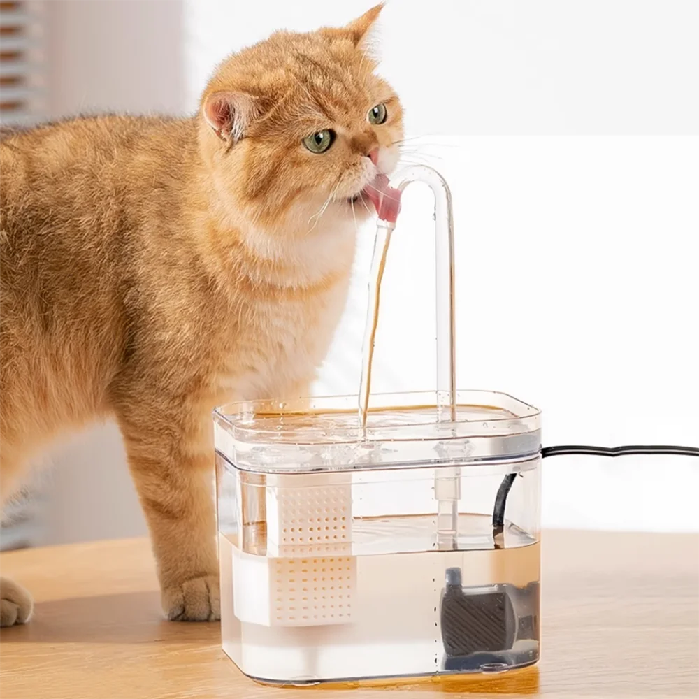 Clear-Flow Electric Pet Drinking Fountain