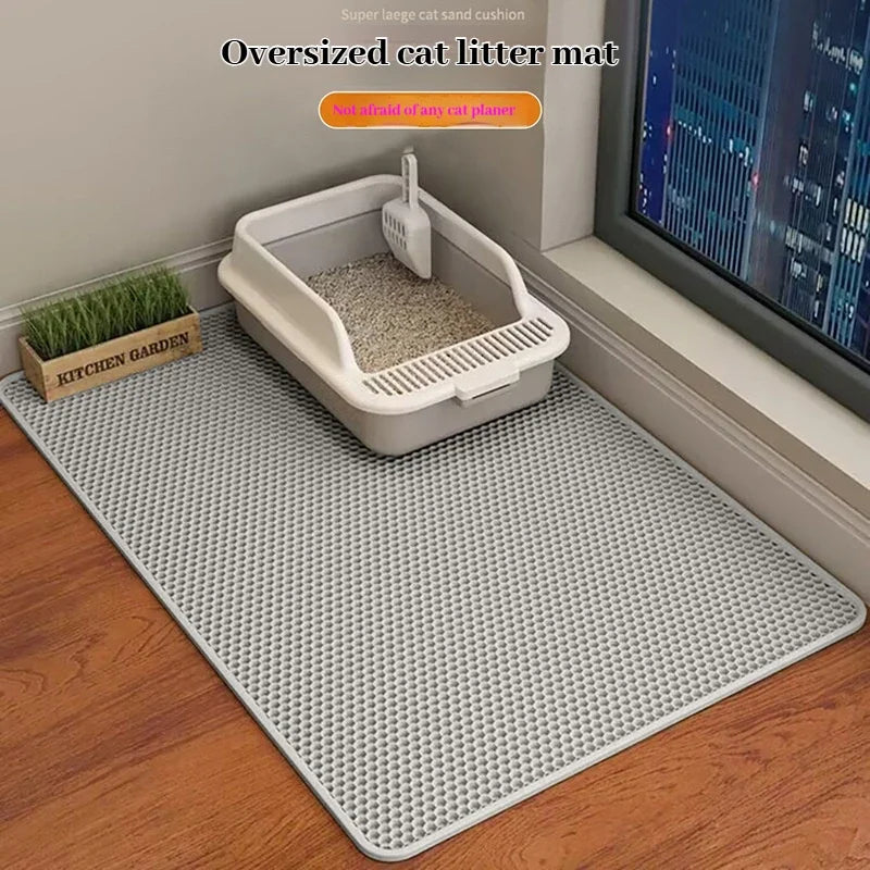 GPN Extra Large Double-Layer Litter Mat: Sand Collection & No Leakage