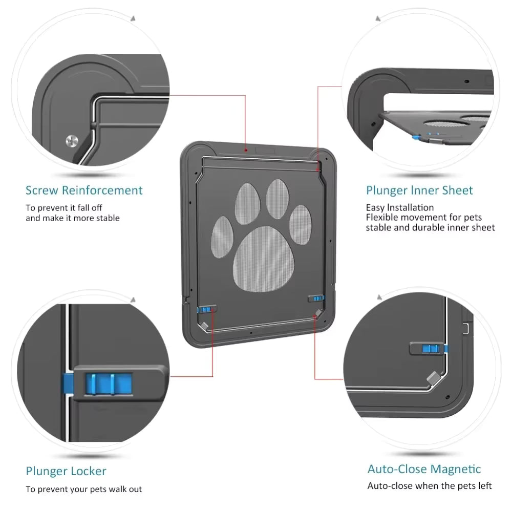 Flexible Pet Safety Gate (Dual-Opening) - Total Access Control