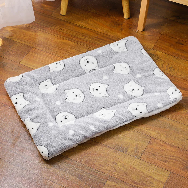Fluffy Winter Pet Mat/Blanket (Assorted Prints) - Maximum Snuggle
