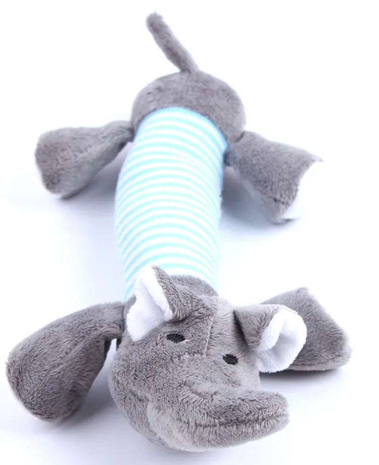 No Stuffing Wild Animal Plush Toys - Safe Hunting and Chewing Fun