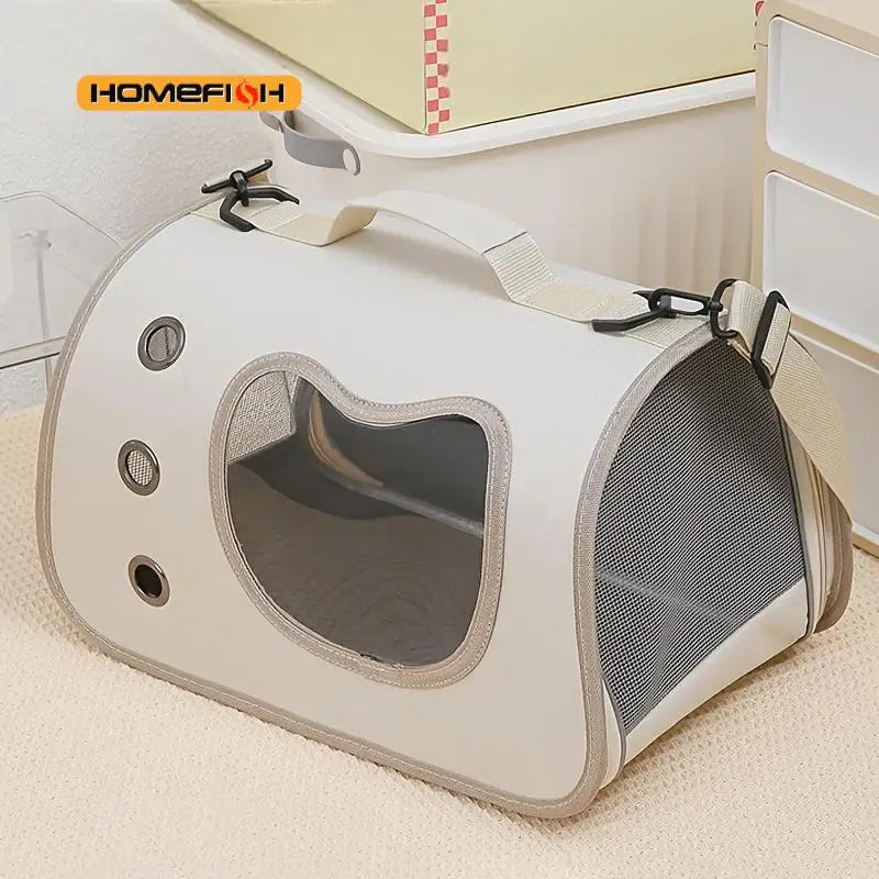 Clear-Heart View Soft-Sided Pet Carrier