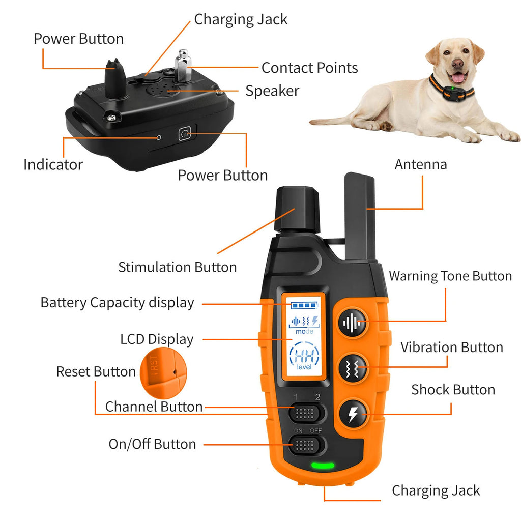 3-Mode Precision Remote Dog Training Collar