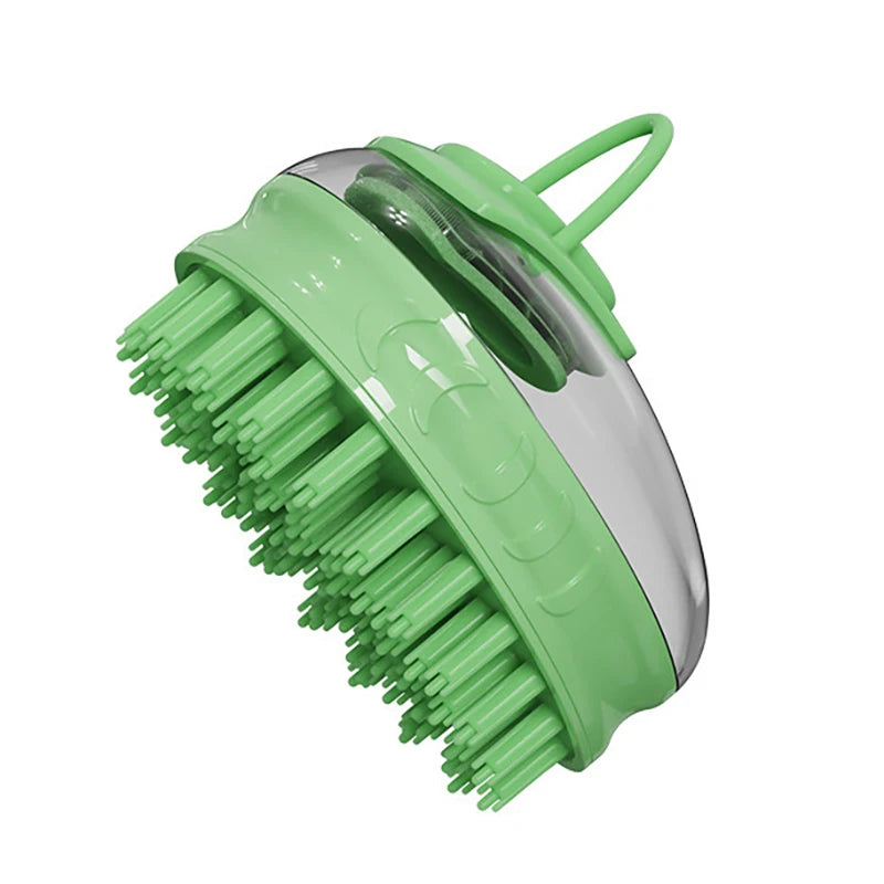 2-in-1 Comfort Dispenser Pet Bath Brush