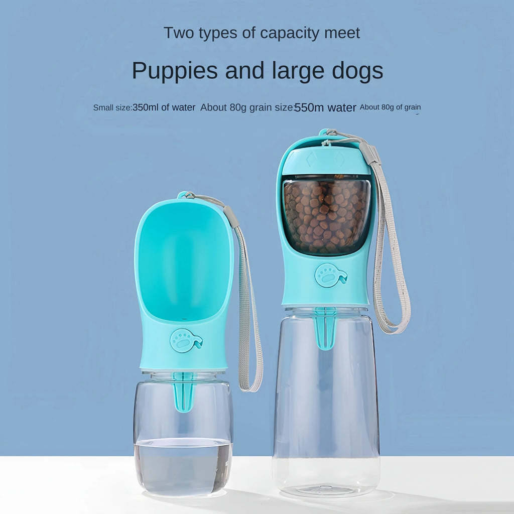 Travel Ready 2-in-1 Hydration & Snack Bottle