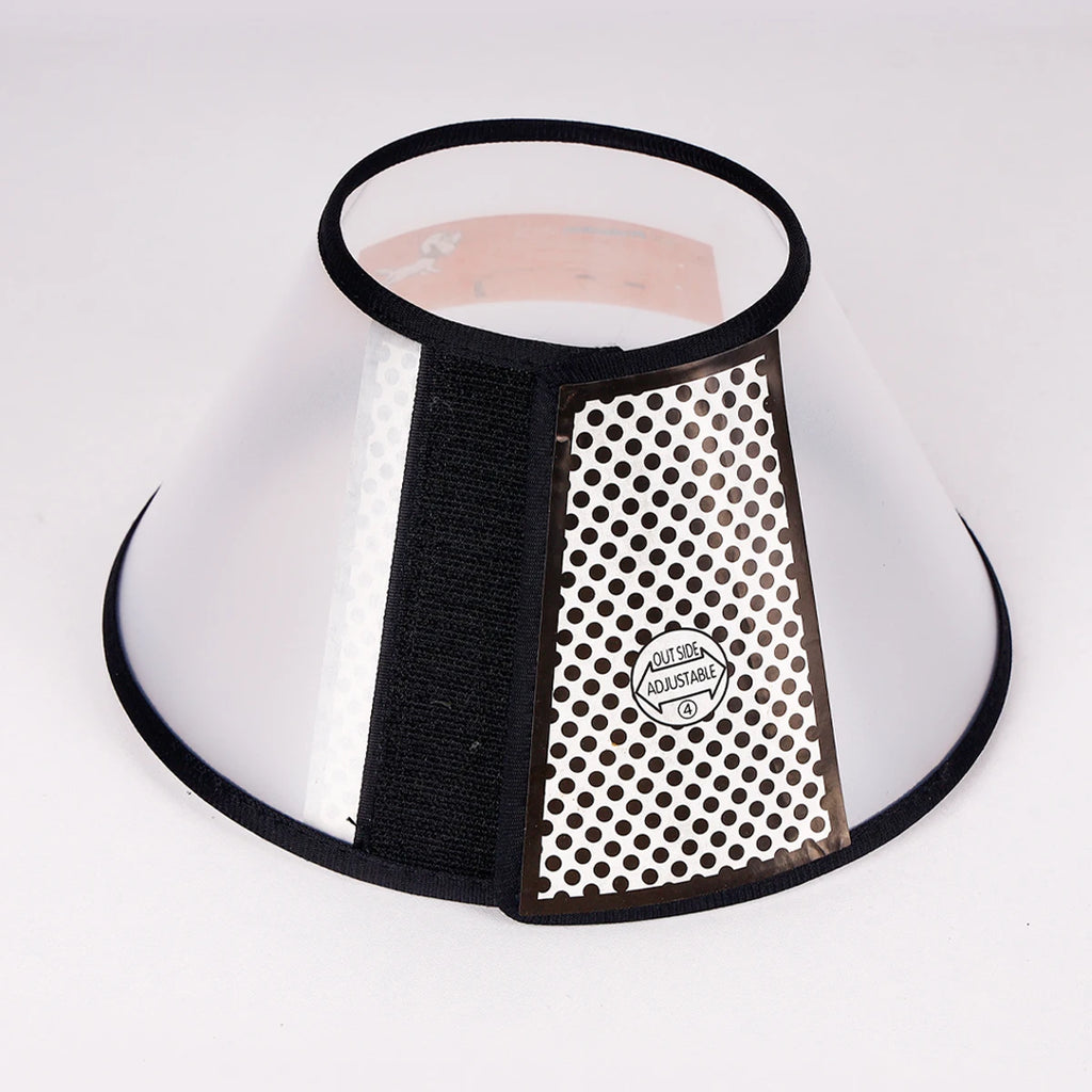 Veterinarian-Approved Clear Protective Recovery Cone (E-Collar)