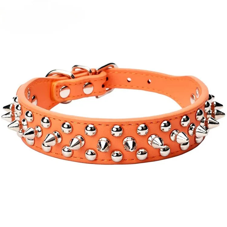 Punk Rock Spiked Adjustable Dog Collar