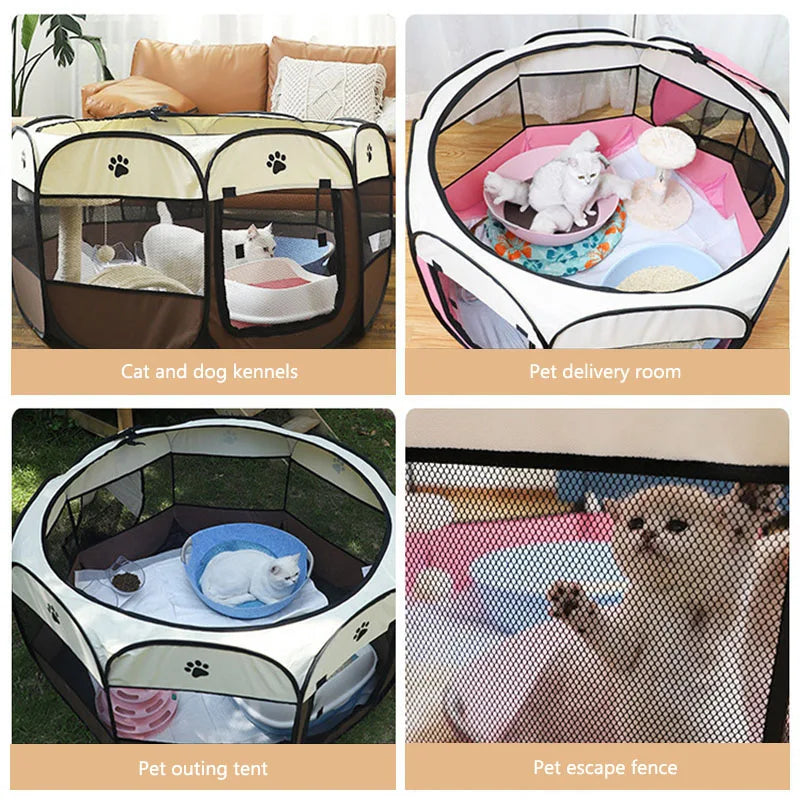 Multifunctional Foldable Pet Den & Delivery Room