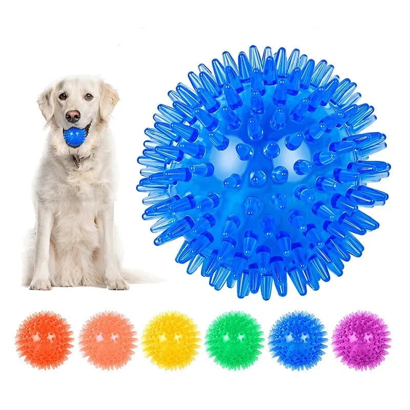 Spiky TPR Rubber Ball for Oral Care - Dental Cleaning and Fresh Breath