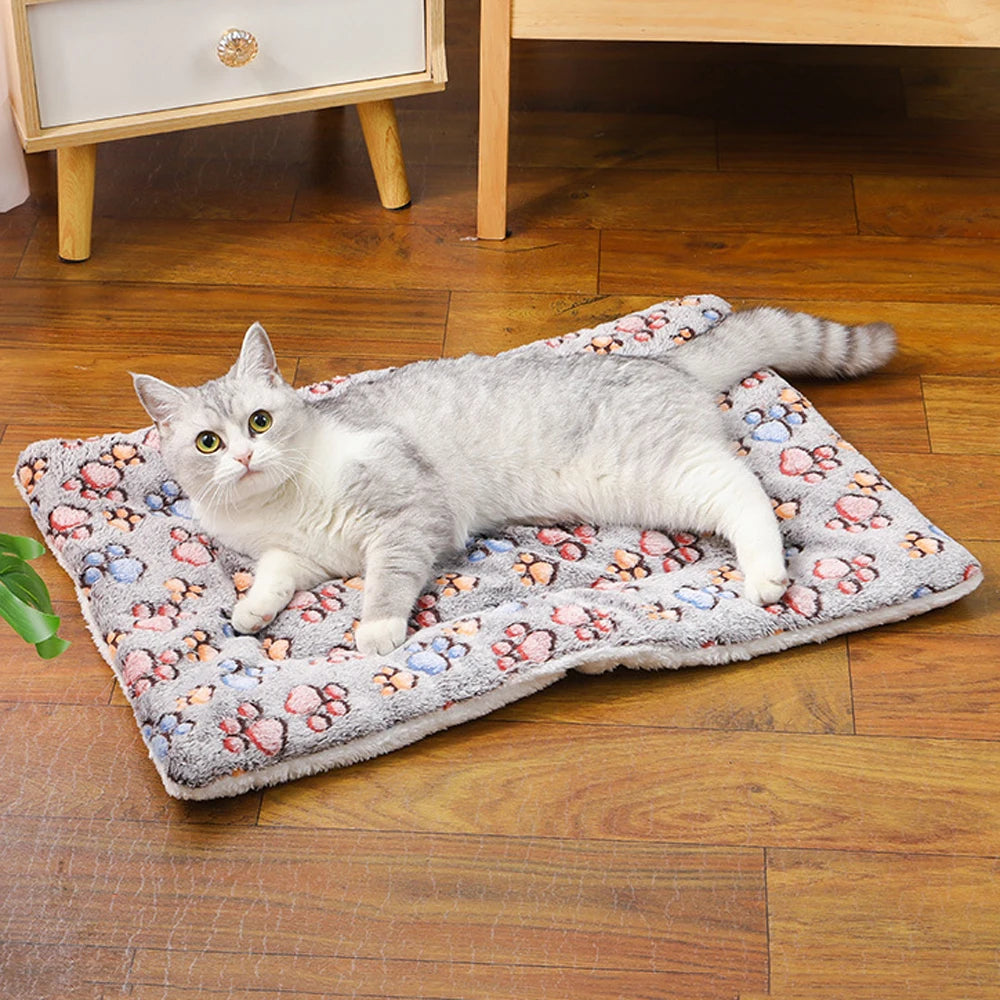 Fluffy Winter Pet Mat/Blanket (Assorted Prints) - Maximum Snuggle