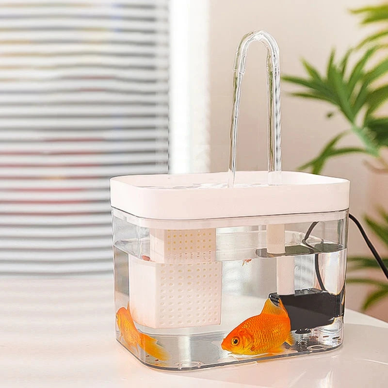 Clear-Flow Electric Pet Drinking Fountain