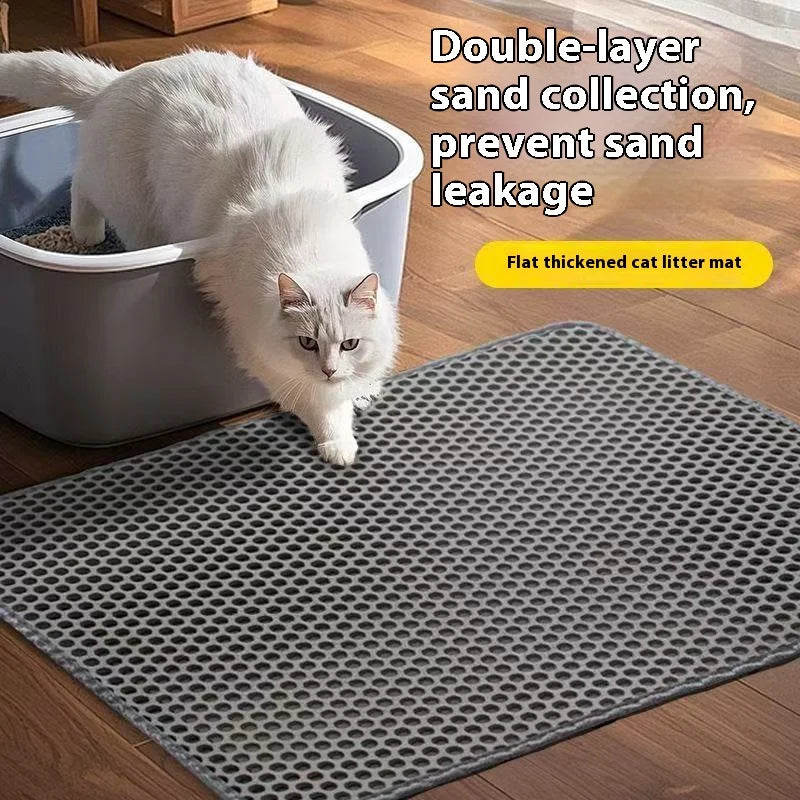 GPN Extra Large Double-Layer Litter Mat: Sand Collection & No Leakage