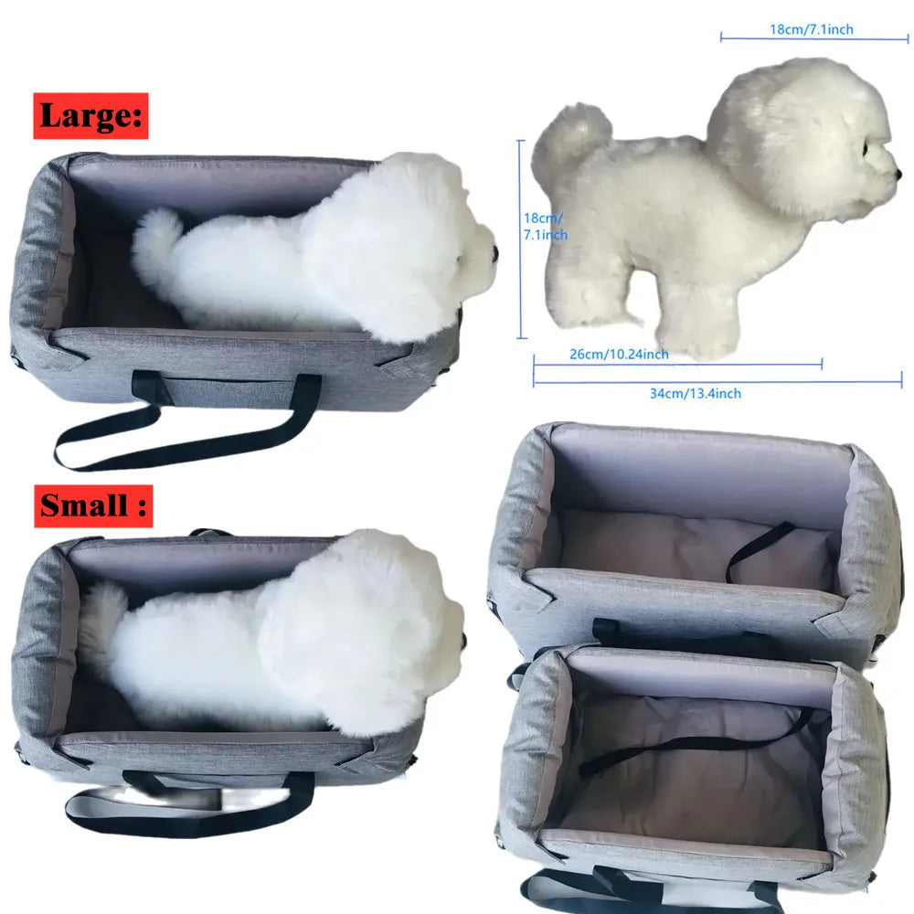 2-in-1 Cozy Convertible Pet Car Seat & Carrier