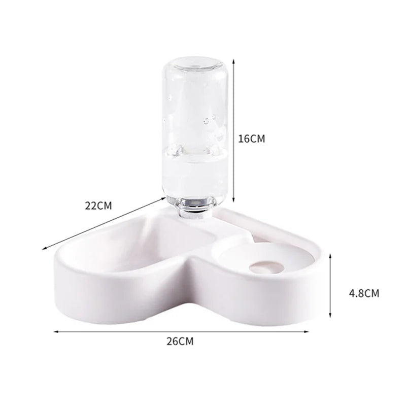 Corner-Fit Gravity Feeder & Waterer