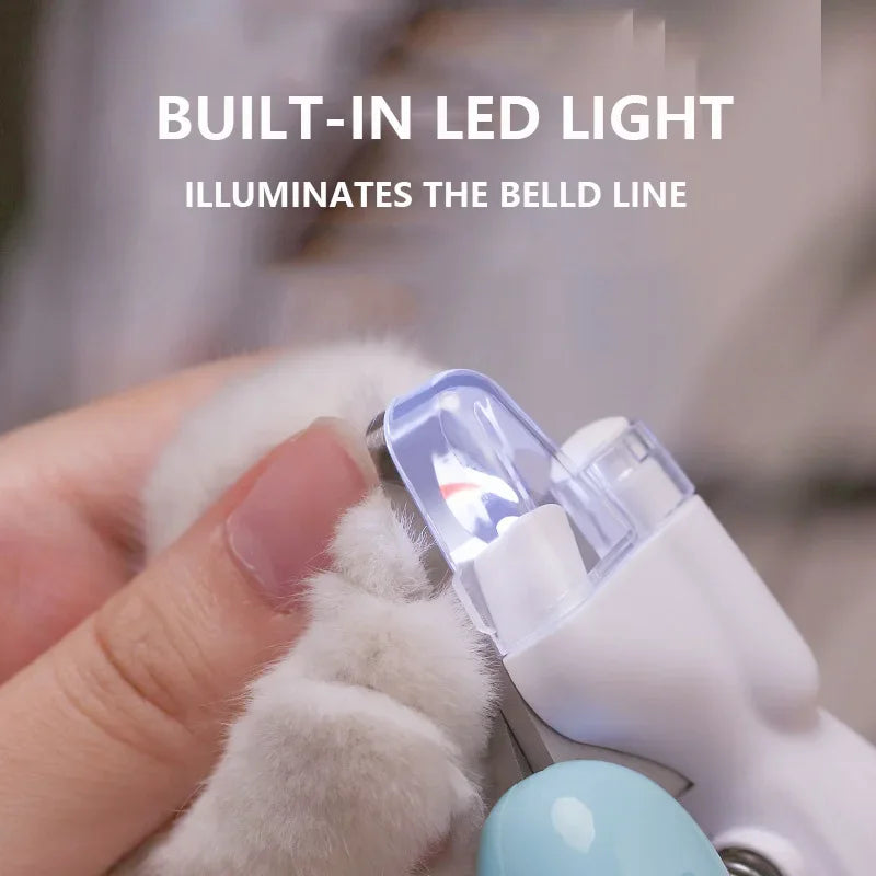 Illuminated Safety Pet Nail Clipper with LED